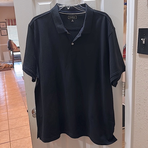 Club Room s/s polo shirt XXL Black 58% Cotton/ 39% Polyester/ 3% spandex - Picture 2 of 15